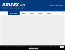 Tablet Screenshot of koltex.pl